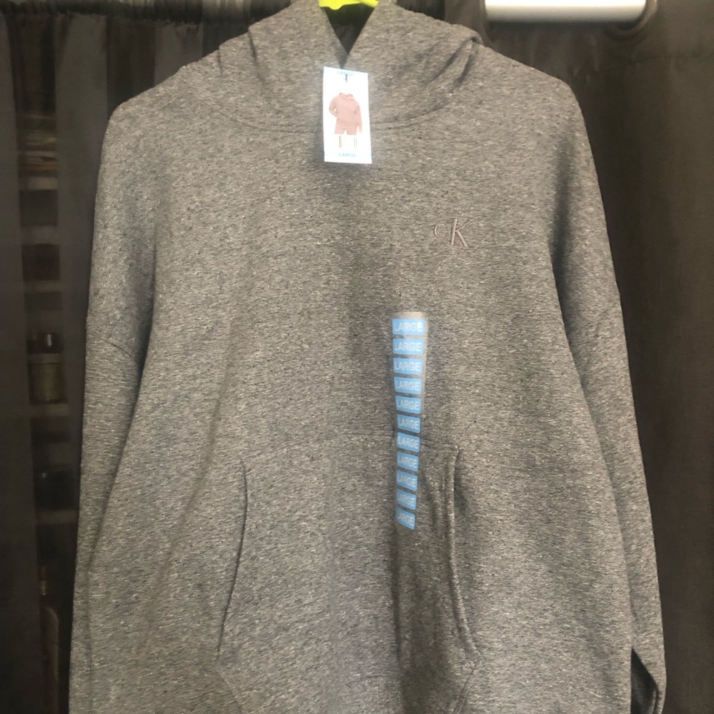 NWT! Grey Calvin Klein Woman’s hoodie